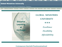Tablet Screenshot of globalministriesuniversity.org